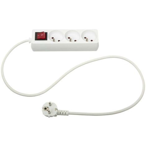 Ciabatta elettrica a 3 prese con messa a terra - 5five
