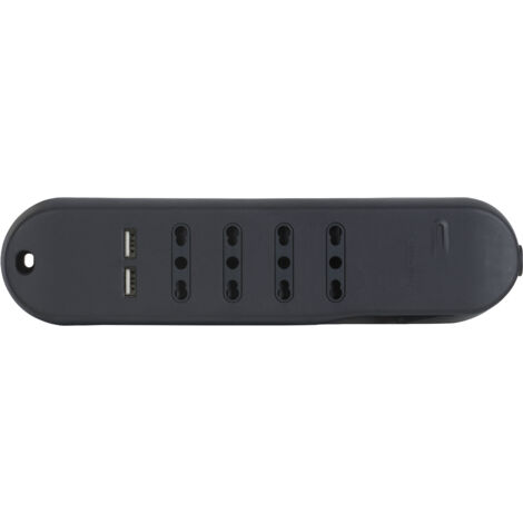 Ciabatta Multipresa 4 Prese Bipasso 10/16A 2 USB Bticino 3636GBU
