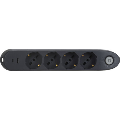 Ciabatta Multipresa 4 Prese Schuko Bipasso 2 USB Bticino 3684GBU