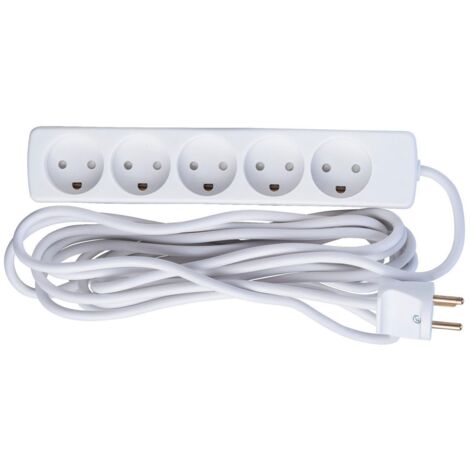 Ciabatta multipresa danese MicroConnect 5 prese 5m