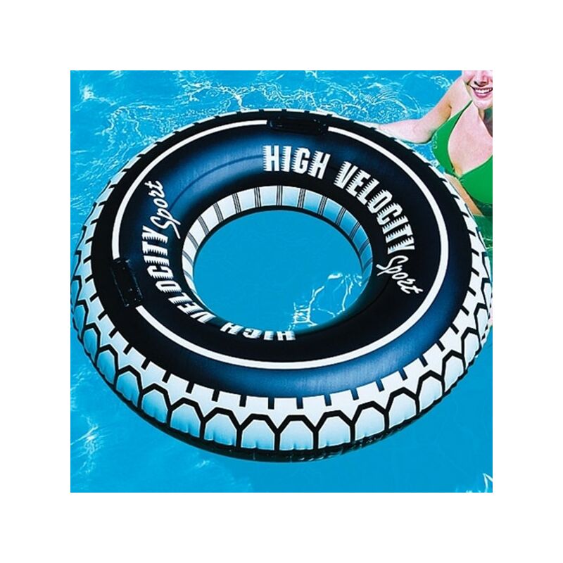 Trade Shop Traesio - Donut Hinchable Con Asas En Forma De Gran Rueda 119 Cm Hinchable