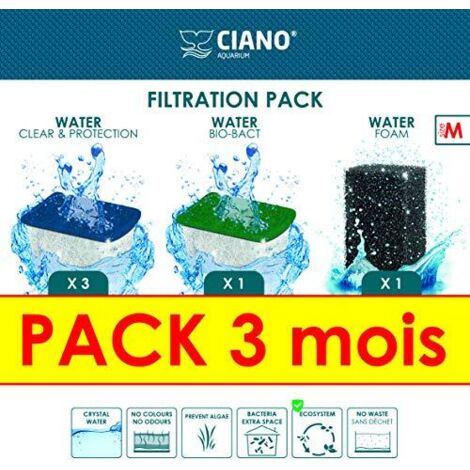 CIANO pack 3 mois cartouches filtration taille M