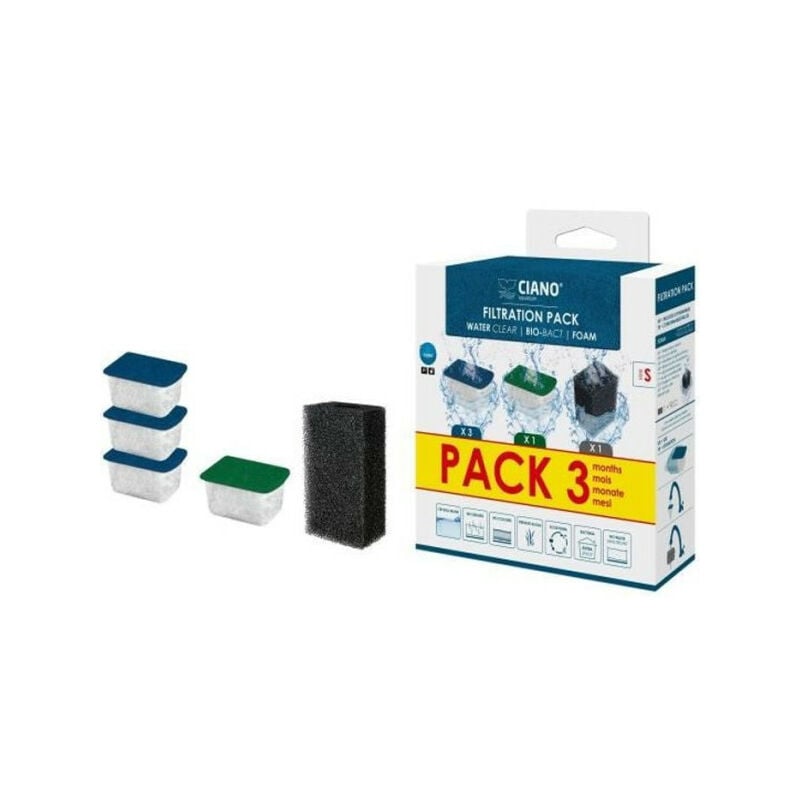 Ciano - pack 3 mois cartouches filtration taille s