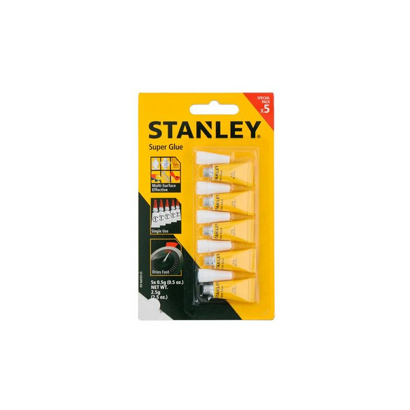 

CIANOCRILATO 0.5GR ECA 5PC. - Stanley