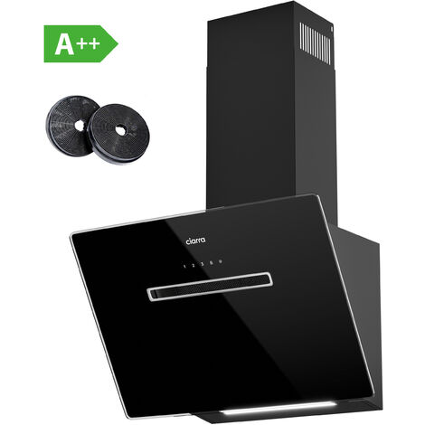 CIARRA Cappa ad Angolo 60cm Control Wifi 650 m³/h - Livello di rumore 55dB(A) - Sistema di ricircolo/ventilazione esterna
