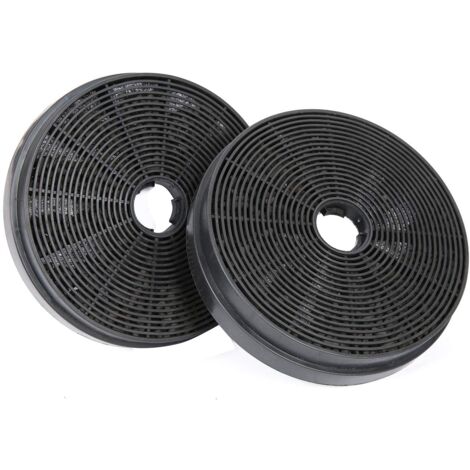 Ciarra – Filtre à charbon actif pour hotte aspirante – Lot de 2 pièces – Absorption graisses et odeurs – Installation facile - Cp120