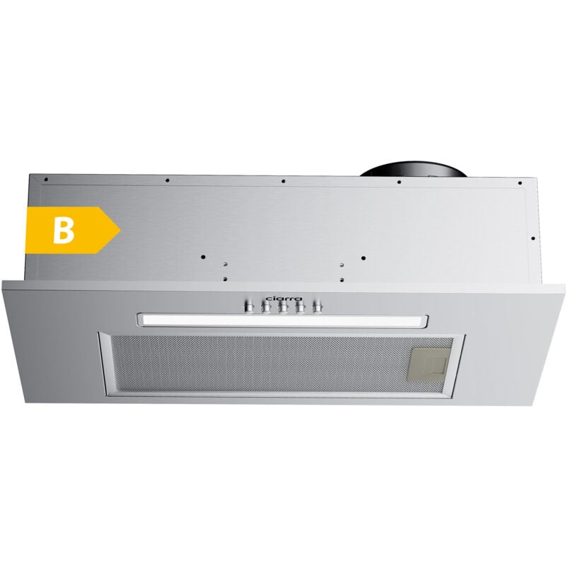 Ciarra - Hotte Groupe filtrant 300 m³/h 3 Vitesses led Eclairage encastrable