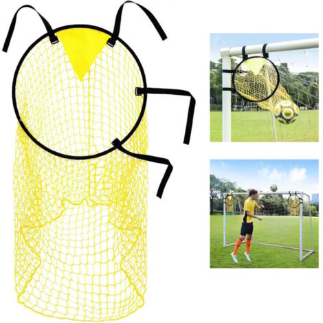 Cible de football - Équipement d'entraînement de football parfait pour la pratique de la précision de tir, cible de football avec zones de score en surbrillance