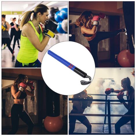 Cible d'entraînement de boxe durable - Bâton de frappe pour fitness et combat - Équipement bleu