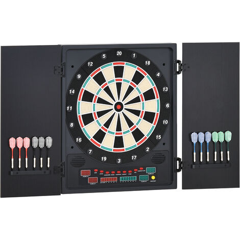 Jeu de fléchettes de 38,1 cm avec 6 fléchettes double face pour intérieur  et extérieur, jeux de société pour adultes, échecs, sports de loisirs