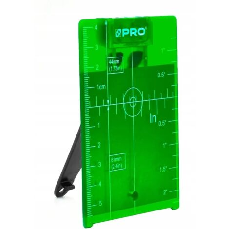 CIBLE LT-G105 AVEC SUPPORT ET AIMANT POUR LASERS VERTS - 100-38-126
