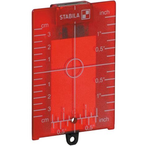 Cible STABILA zp rouge - 16877