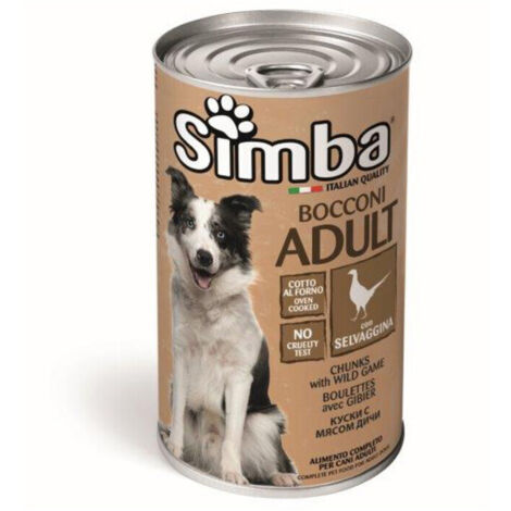 CIBO CANE MONGE SIMBA 1230 G BOCCONC SELVAGG- 1,0 pz