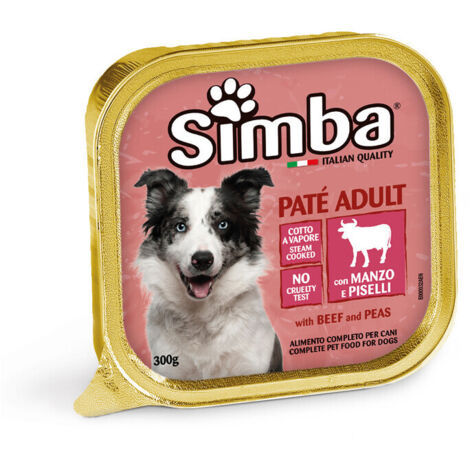 CIBO CANE MONGE SIMBA  150 G PATE VSC VITEL PISELLI- 24,0 pz