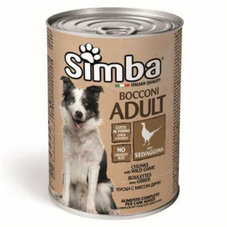CIBO CANE MONGE SIMBA  415 G BOCCONC SELVAGG- 24,0 pz