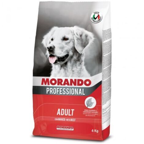 CIBO CANE MORANDO  4 KG ADULT MANZO
