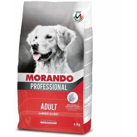 CIBO CANE MORANDO  4 KG ADULT MANZO