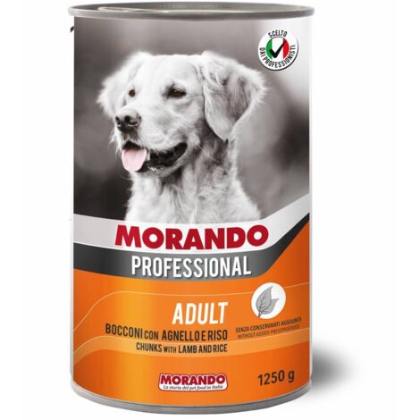 CIBO CANE MORANDO LATT 1250 G AGNELLO RIS0 - 12 pezzi