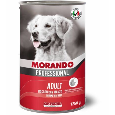 CIBO CANE MORANDO LATT 1250 G MANZO - 12 pezzi