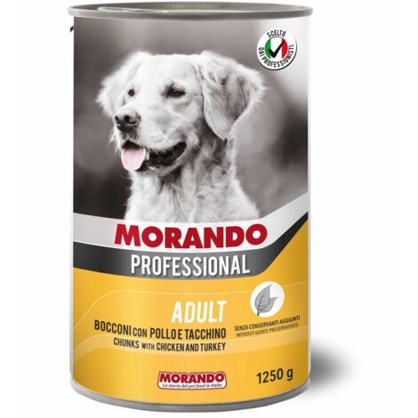 CIBO CANE MORANDO LATT 1250 G POLLO TACCHINO - 12 pezzi