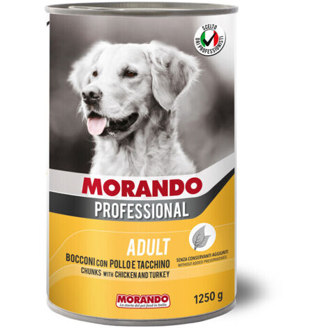 CIBO CANE MORANDO LATT 1250 G POLLO TACCHINO- 12,0 pz