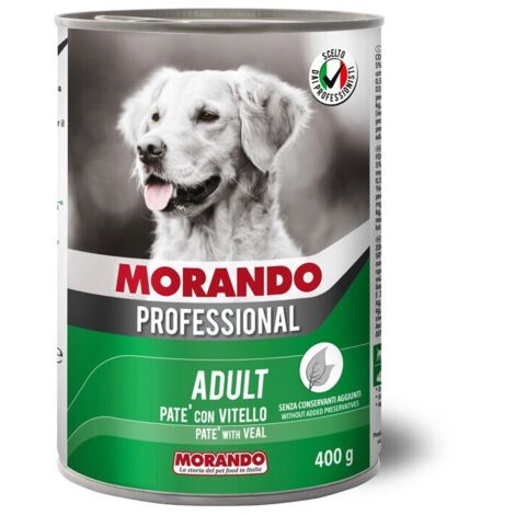 CIBO CANE MORANDO LATT 400 G PAT VITELLO