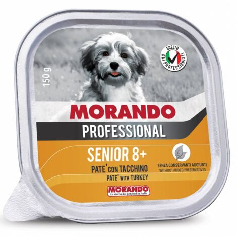CIBO CANE MORANDO VSC 150 G TACCHINO - 22 pezzi
