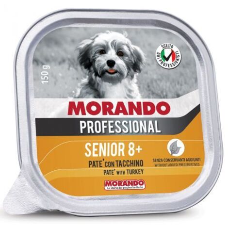 CIBO CANE MORANDO VSC 150 G TACCHINO 22 PZ