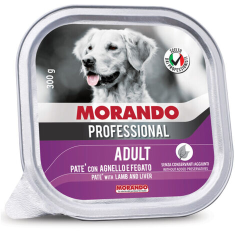 CIBO CANE MORANDO VSC 300 G CARNI AGNEL FEGATO- 18,0 pz