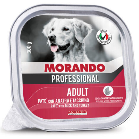 CIBO CANE MORANDO VSC 300 G PATE ANATRA TACCH- 18,0 pz