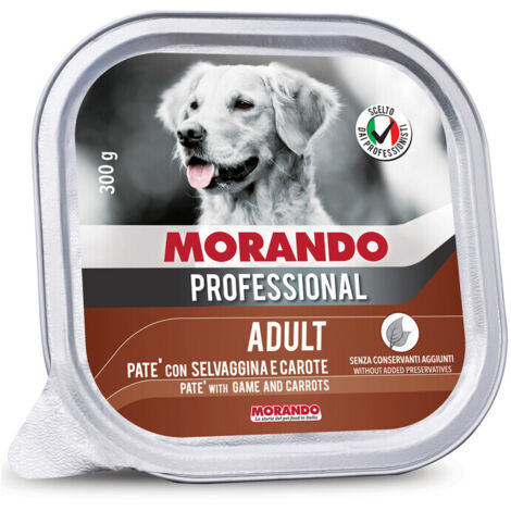 CIBO CANE MORANDO VSC 300 G PATE SELVAGG CAROTE- 18,0 pz