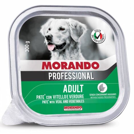 CIBO CANE MORANDO VSC 300 G VITELLO VERDURE Q.TA 18