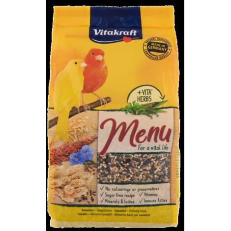 Cibo di menu premium per Canarie Vitakraft - 1 kg