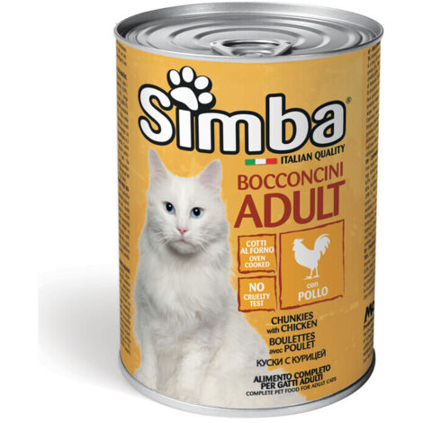 CIBO GATTO MONGE SIMBA 415 G BOCCONCINI POLLO- 24,0 pz