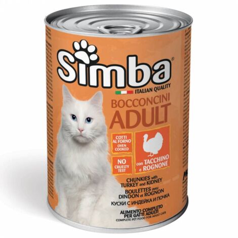 CIBO GATTO MONGE SIMBA 415 G BOCCONCINI TACC ROG - 24 pezzi