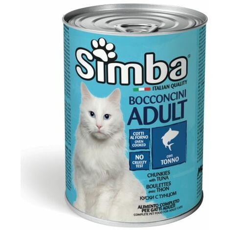 CIBO GATTO MONGE SIMBA 415 G BOCCONCINI TONNO 24 PZ