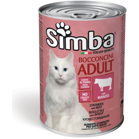 CIBO GATTO MONGE SIMBA 415 G BOCCONCINI VITELLO- 24,0 pz
