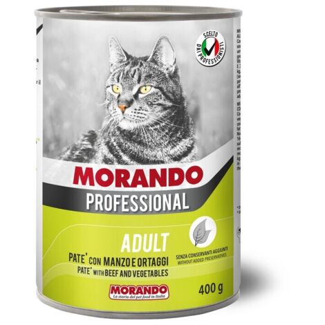 CIBO GATTO MORANDO LATT 400 G PAT MANZO ORTAGGI 24 PZ