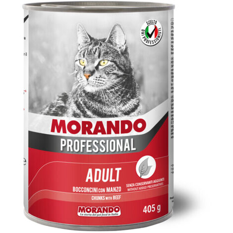 CIBO GATTO MORANDO LATT 405 G BOCCONC MANZO- 24,0 pz