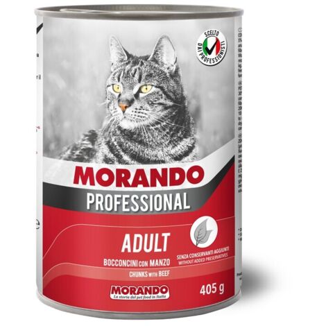 CIBO GATTO MORANDO LATT 405 G BOCCONC MANZO