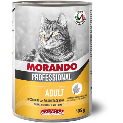 CIBO GATTO MORANDO LATT 405 G BOCCONC POL TACCH- 24,0 pz