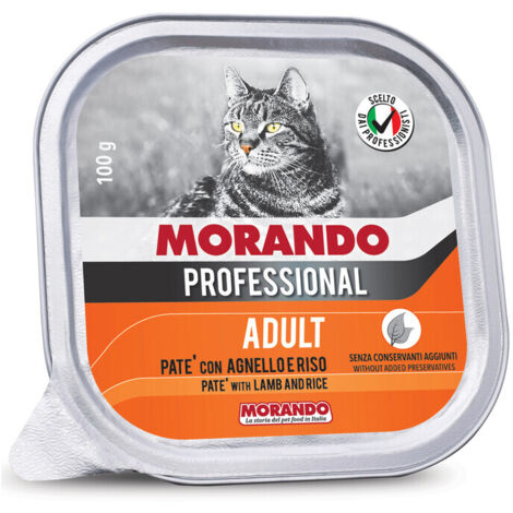 CIBO GATTO MORANDO VSC 100 G AGNELLO E RISO- 32,0 pz