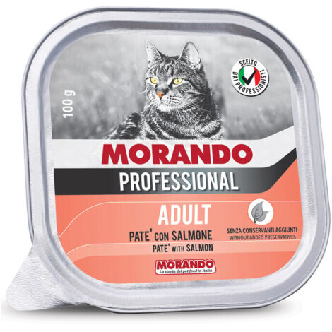 CIBO GATTO MORANDO VSC 100 G PATE SALMONE- 32,0 pz