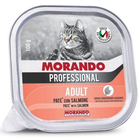 CIBO GATTO MORANDO VSC 100 G PATE SALMONE
