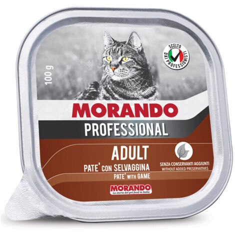 CIBO GATTO MORANDO VSC 100 G SELVAGGINA- 32,0 pz