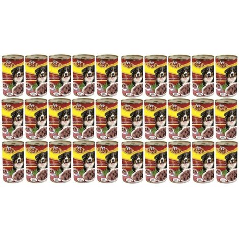 Cibo per cani Basil 415g con manzo, lattina da 30 pezzi