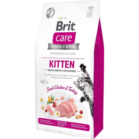Cibo per gattini BRIT CARE CAT senza cereali, 7 kg