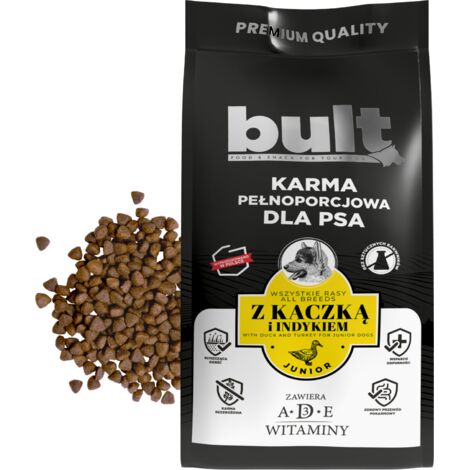 Cibo secco BULT con anatra e tacchino per cuccioli, 3 kg
