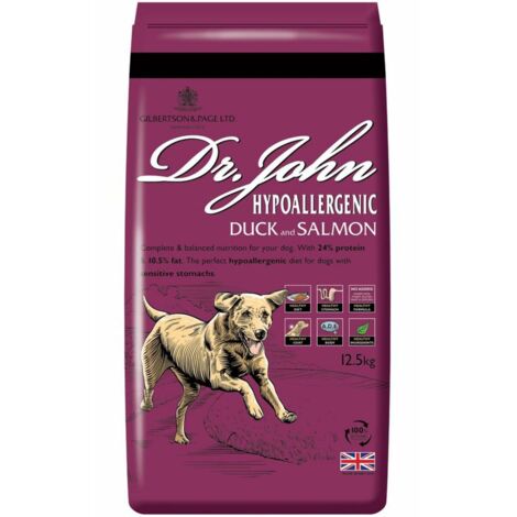 Cibo secco per cani Dr. John Duck & Salmon 12,5 kg