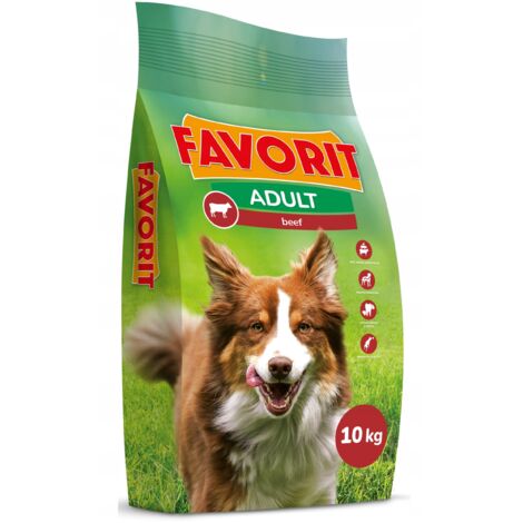 Cibo secco per cani Favorit al manzo 10 kg